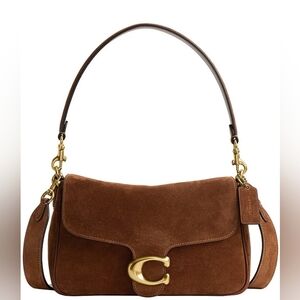COACH Suede Soft Tabby Shoulder Bag
